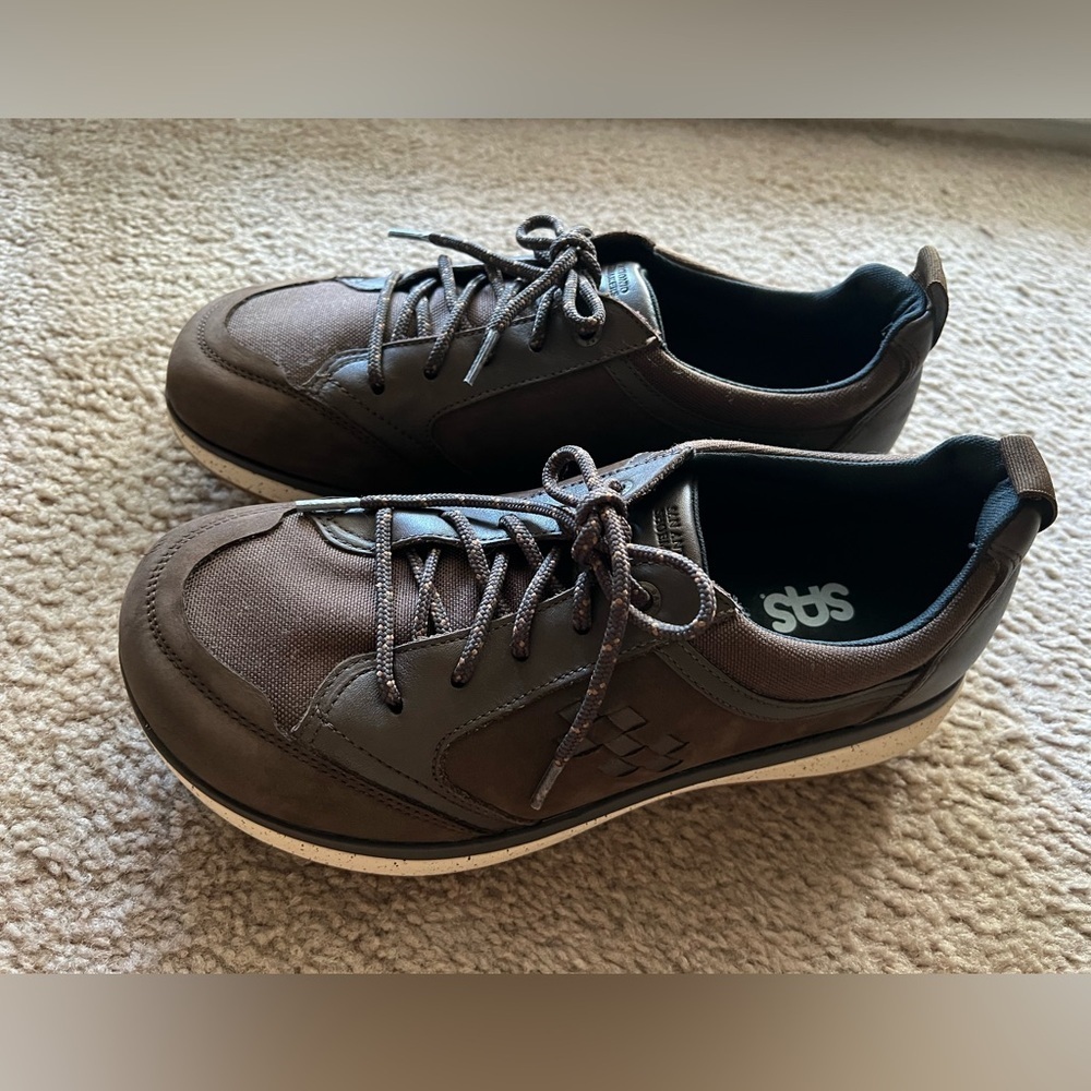 Sas Boulder Lace Up Sneaker Women's 9.5 Wide Shoes Smores NWOB - Picture 2 of 14